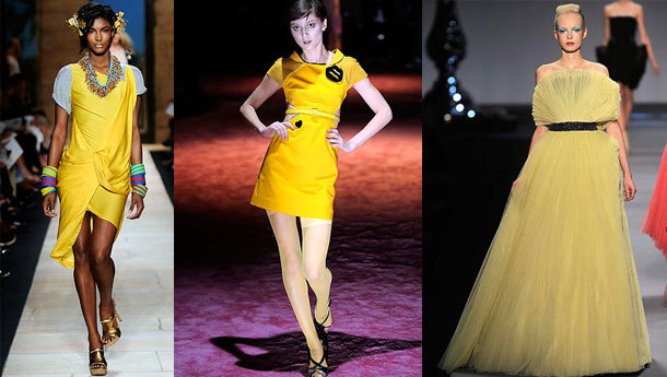 2010 yazında sarı çok moda